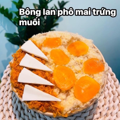 Bánh bông lan trứng muối
