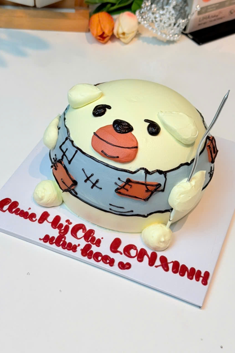 mẫu bánh " cho rach ao om "
