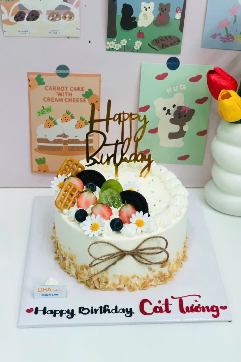 Mẫu bánh kem bắp rút tiền