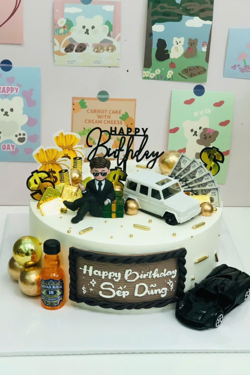 Bánh mẫu siêu xe cho boss