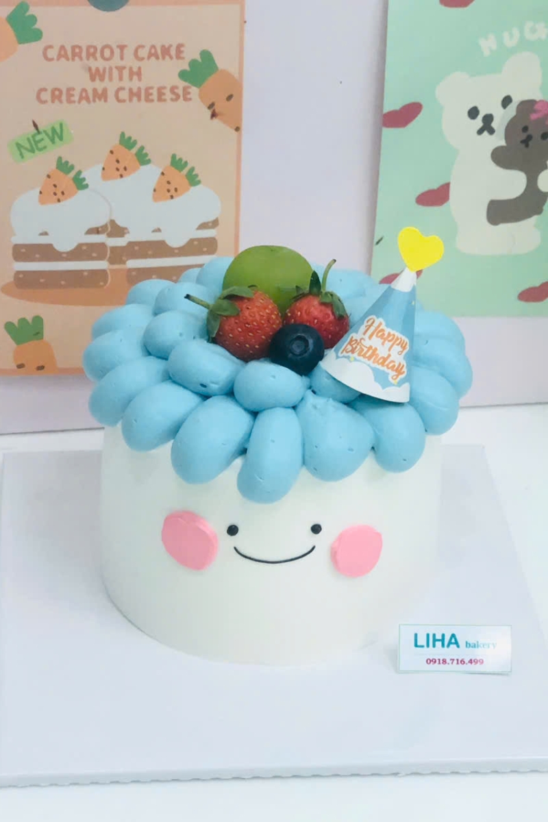 Bánh mẫu khuôn mặt cute