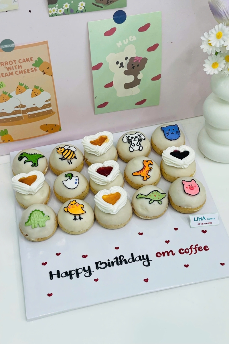 Bánh Kem Su set vẽ 15