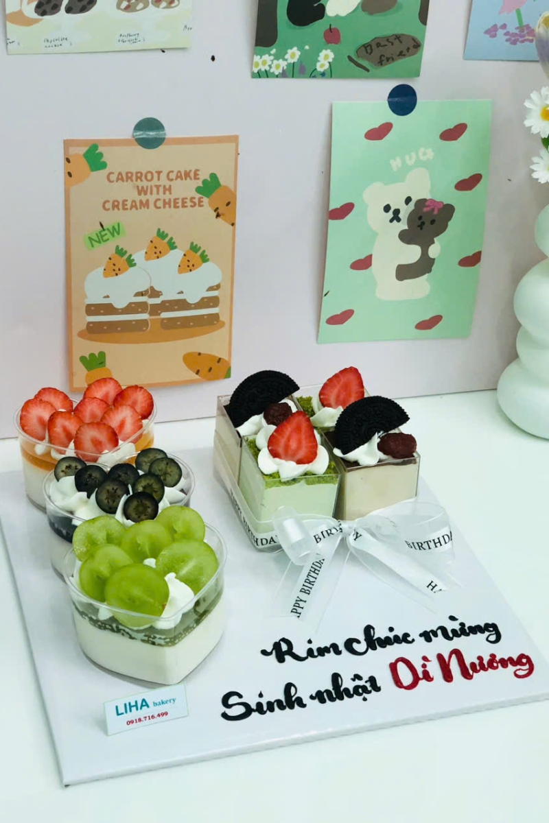 Set bánh 3 panacotta và 4 tiramisu