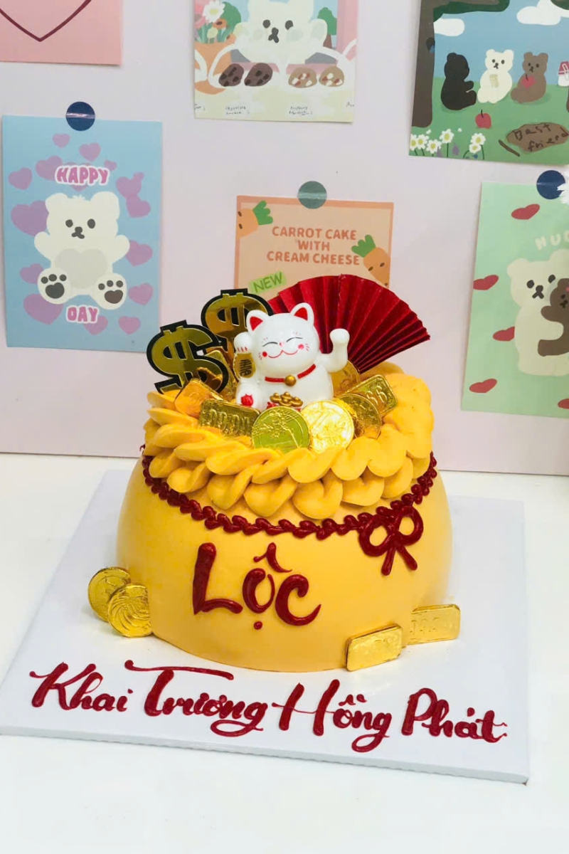 Bánh kem khai trương