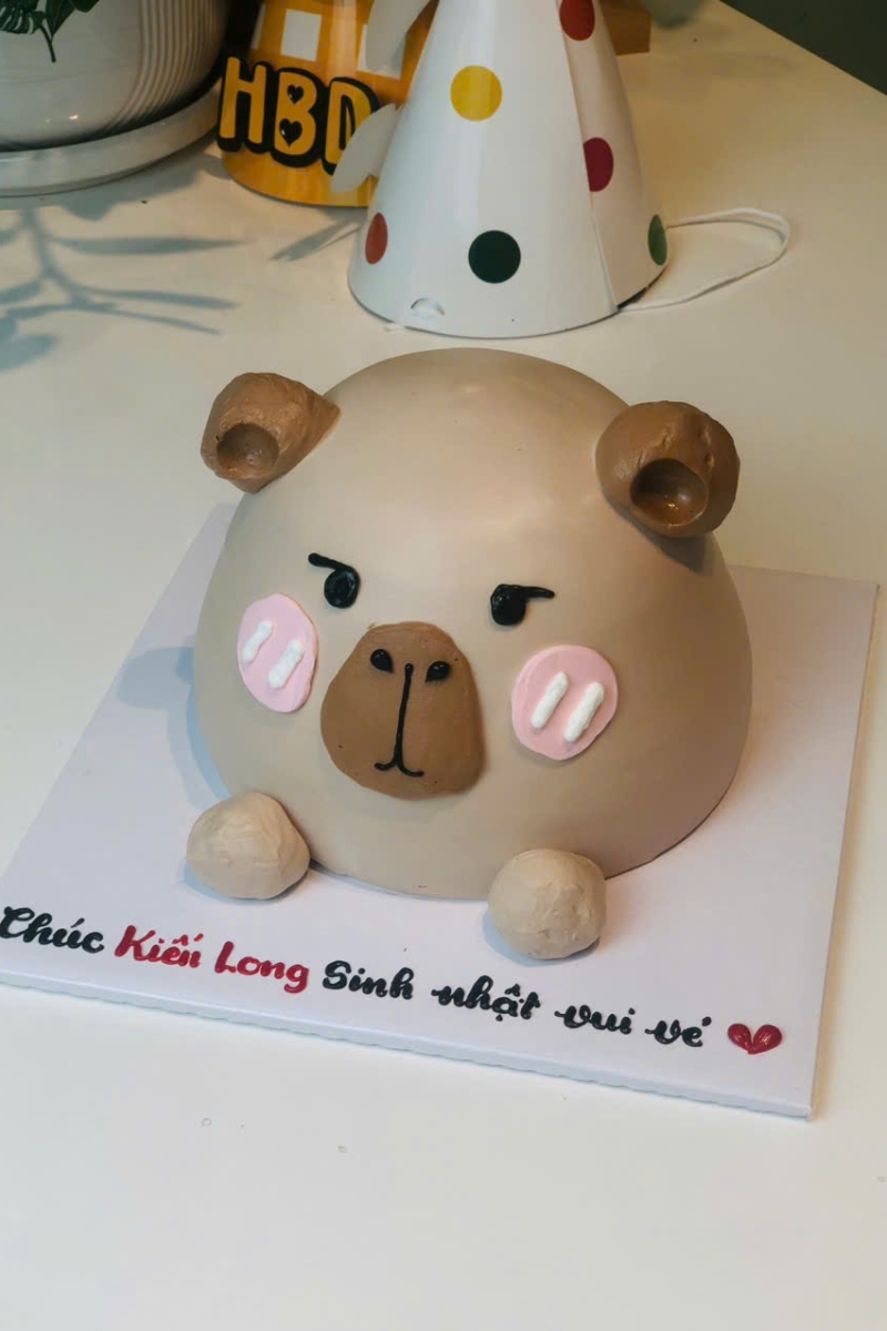 Mẫu capybara ngộ nghĩnh