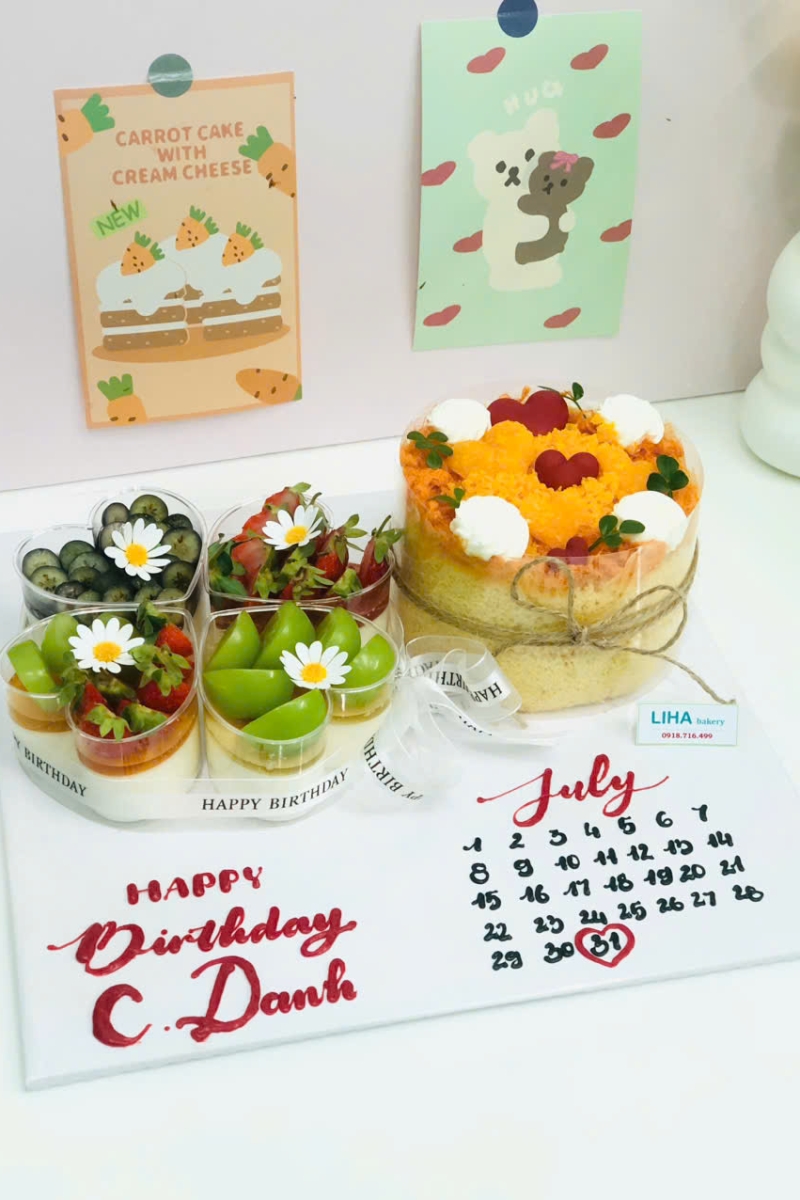 Set 4 panacotta và bông lan trứng muối 12