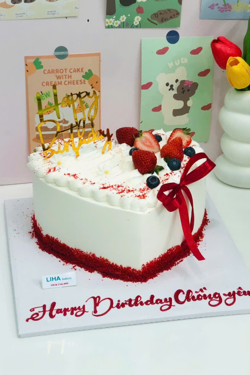 Mẫu bánh kem tươi rút tiền