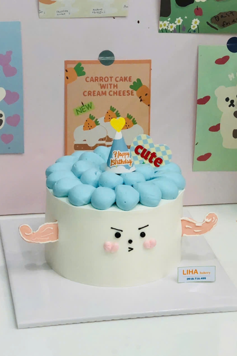 Bánh kem mặt cười