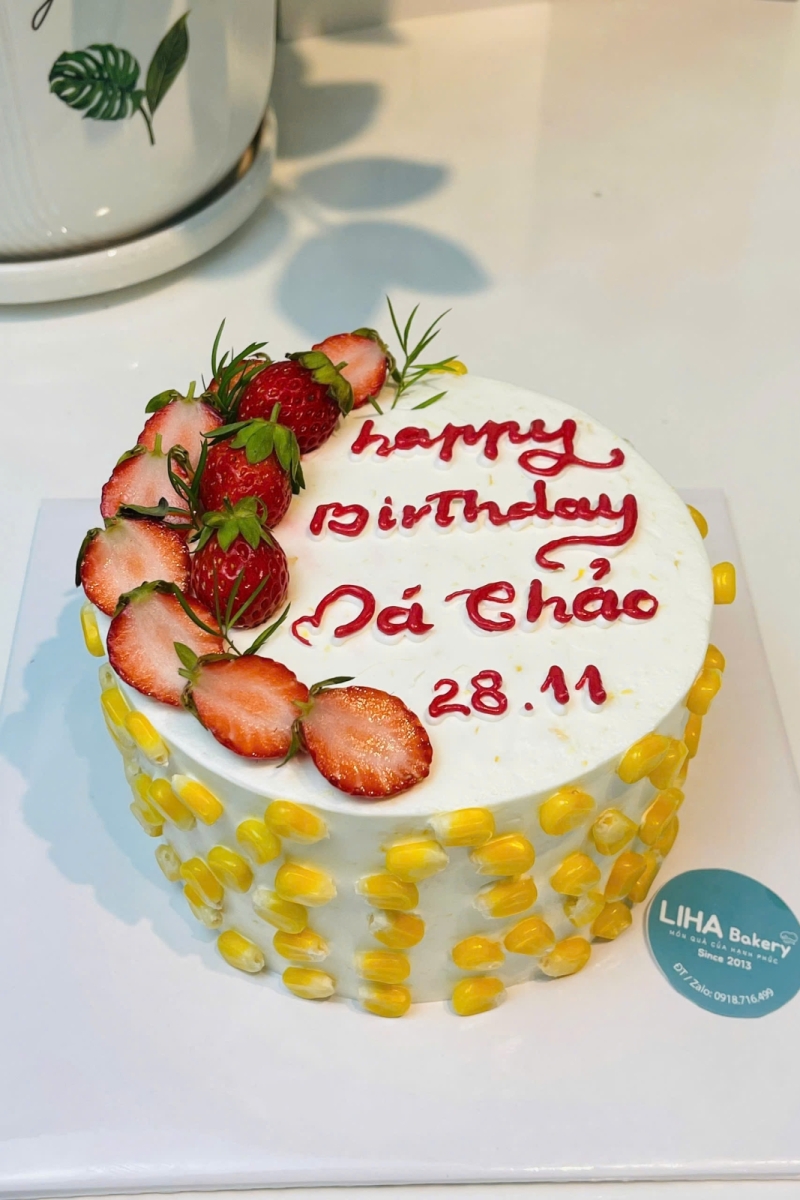 Bánh kem bắp mẫu 2