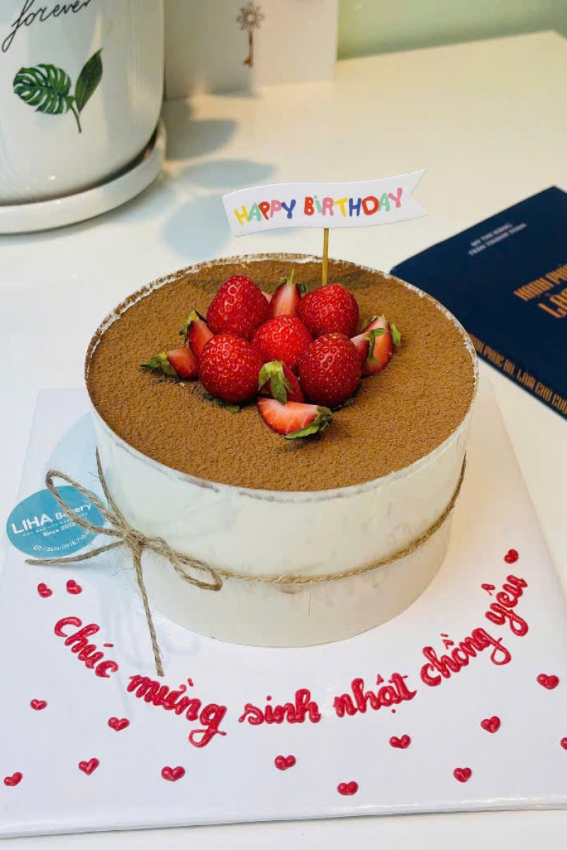 Bánh kem Tiramisu tròn mẫu 3