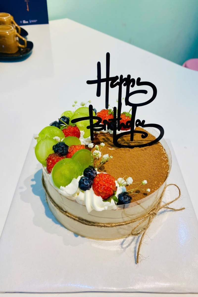 Bánh kem Tiramisu tròn mẫu 1