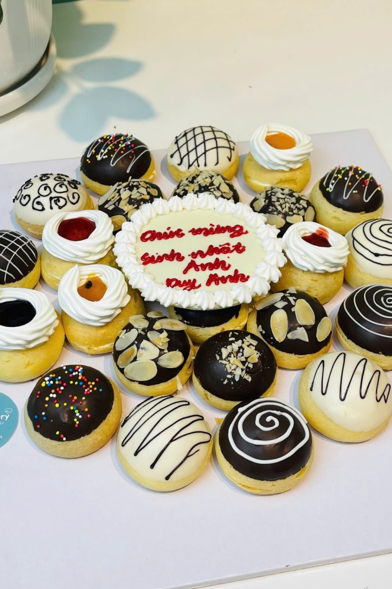 Bánh Kem Su set tròn 25