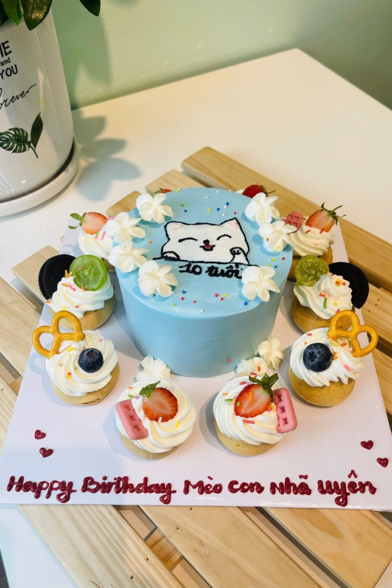 Bánh Kem 14 và set Su 10