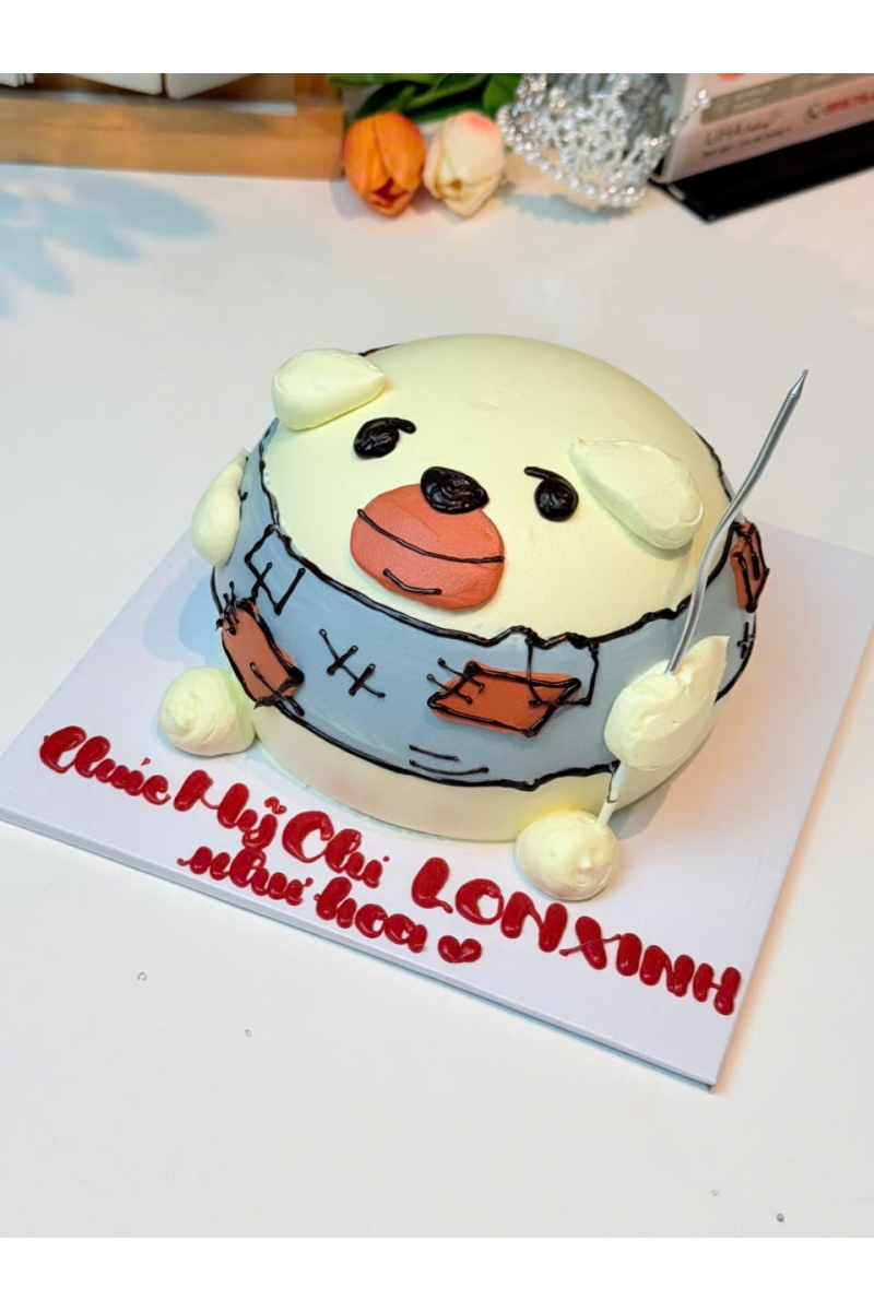 mẫu bánh " cho rach ao om "