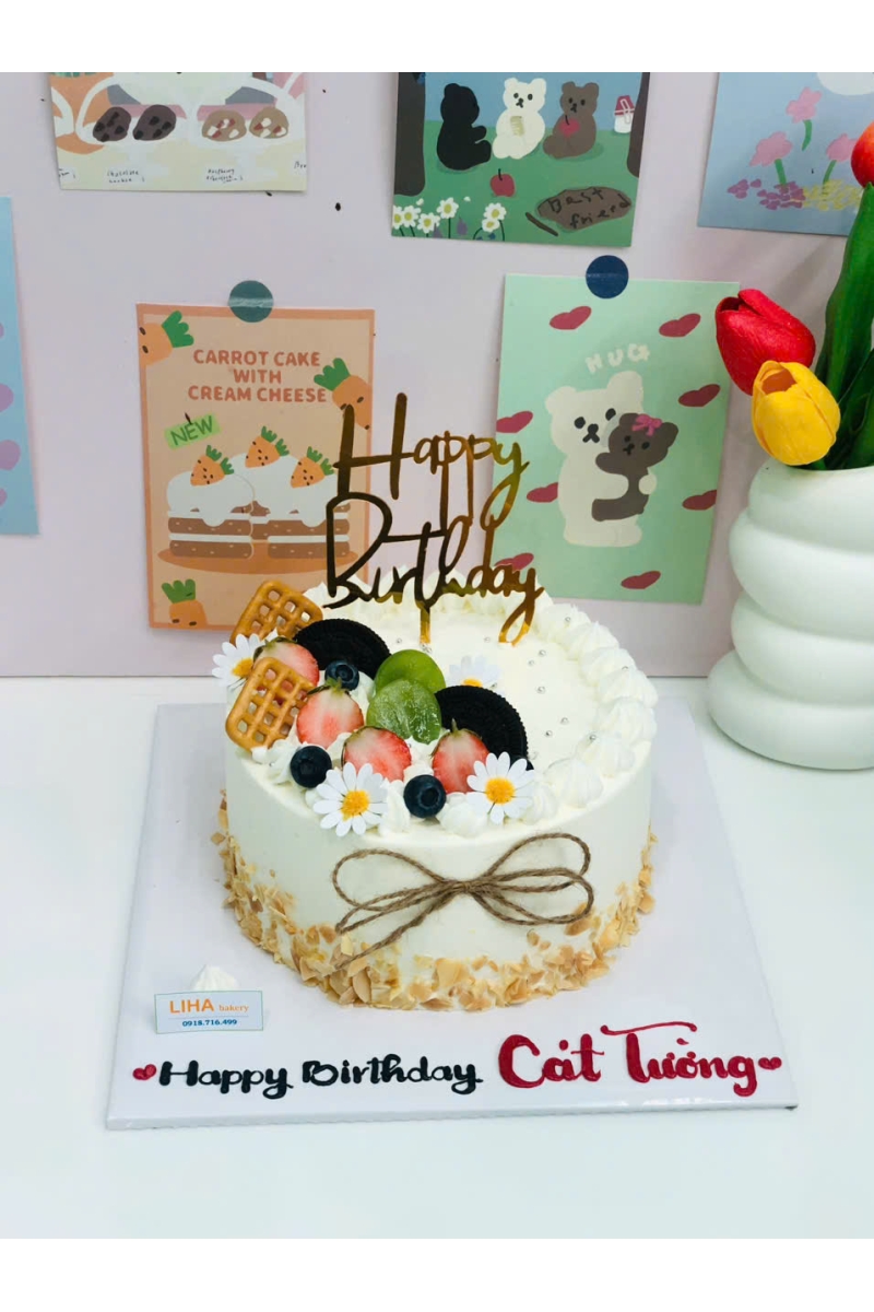 Mẫu bánh kem bắp rút tiền