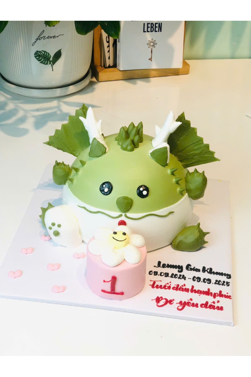 Bánh kem rồng cute