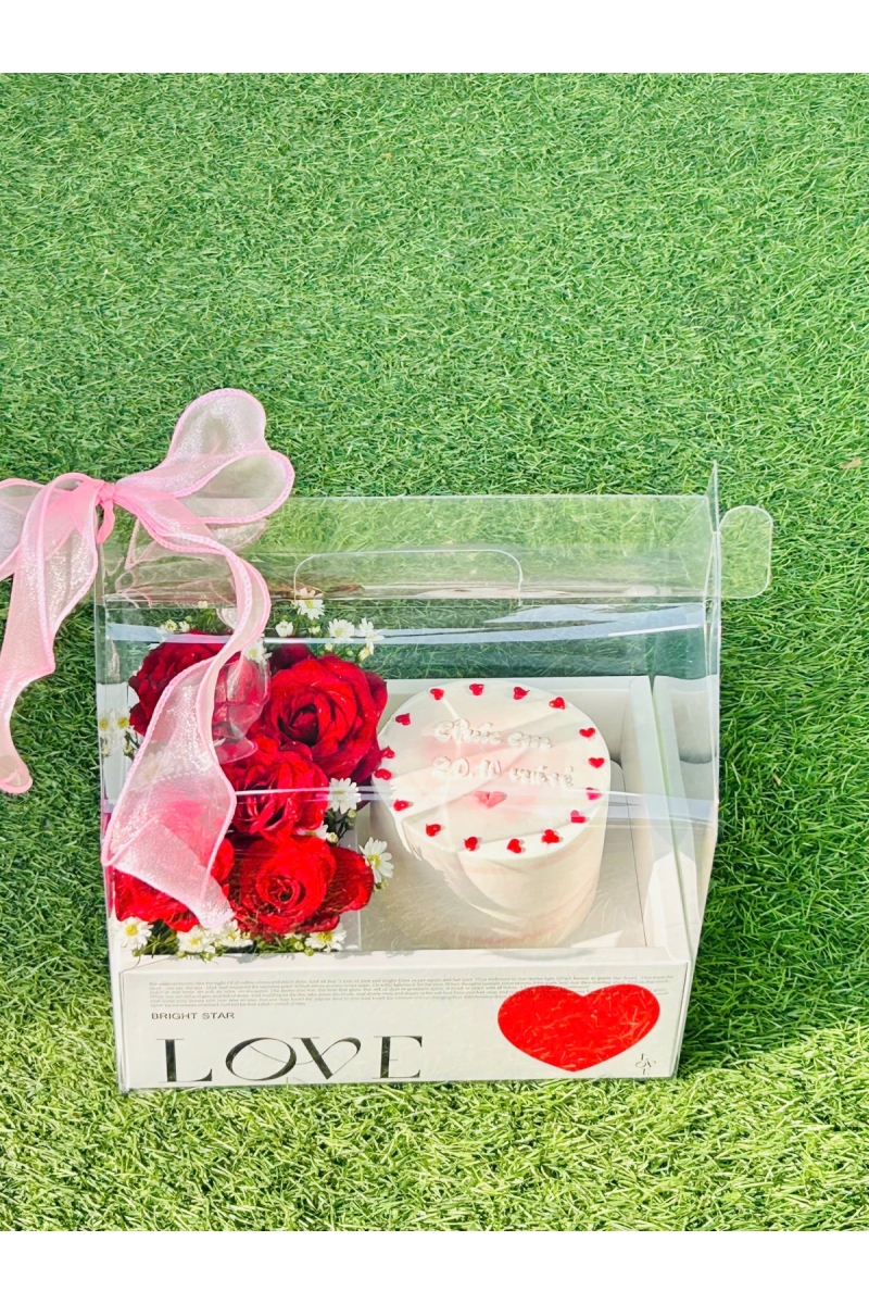 Sét Bánh và hoa hồng đơn sắc