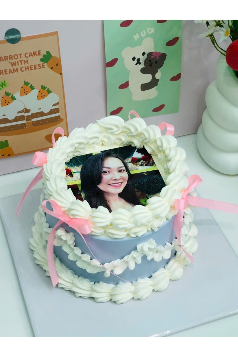 Bánh kem đốt hình in