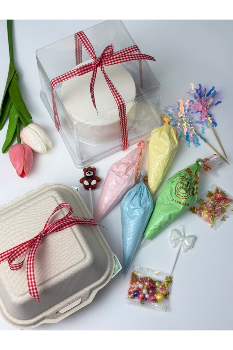 set bánh kem handmade