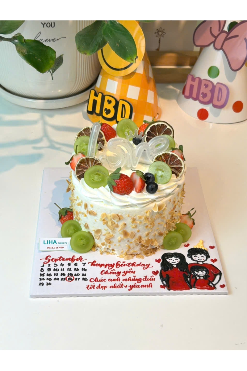 Bánh kem bắp mẫu 10