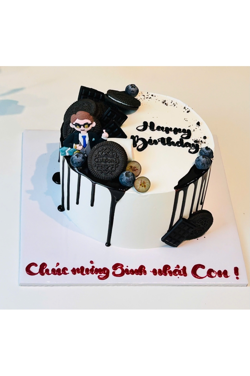 Mẫu trang trí bánh oreo