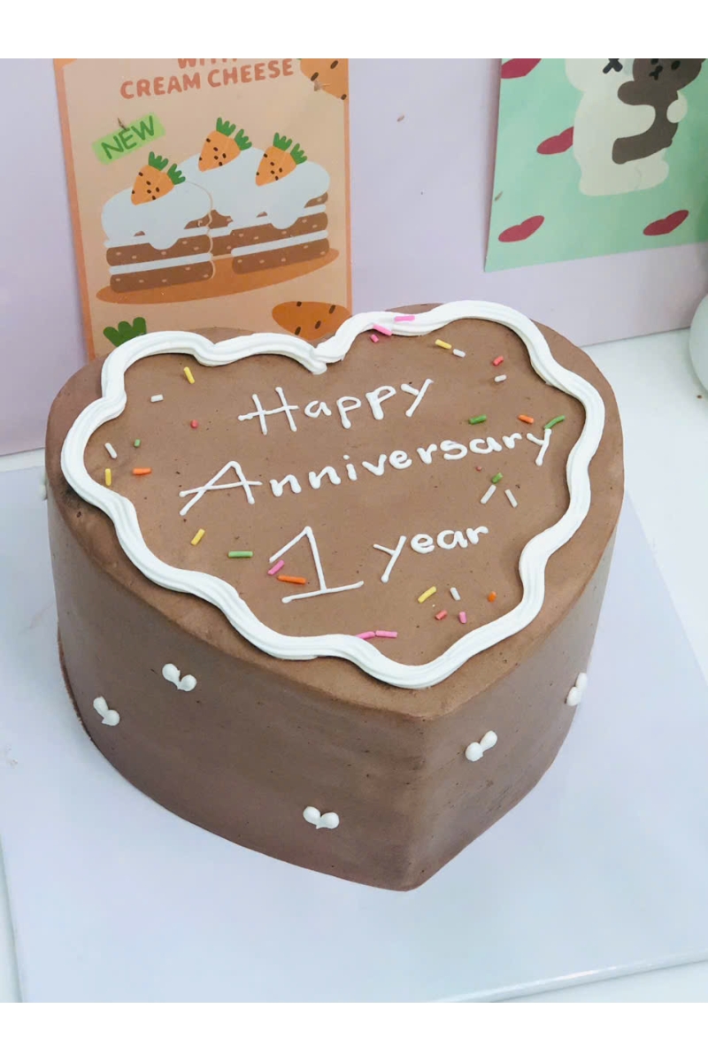 Mẫu bánh trái tim
