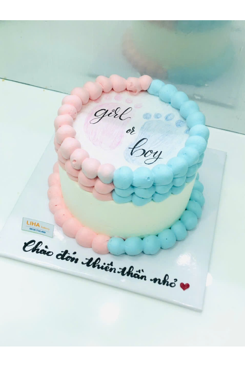 Bánh kem đốt tròn mẫu 8