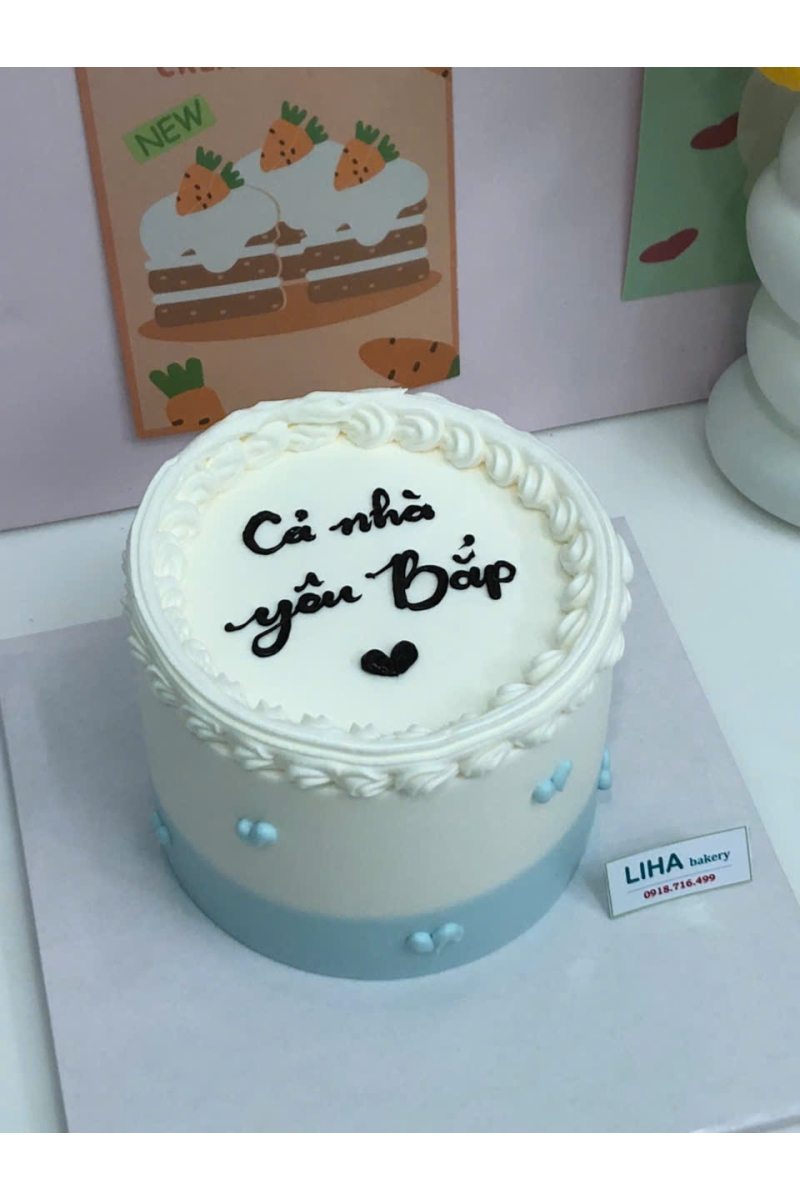 Bánh kem đốt tròn mẫu 4