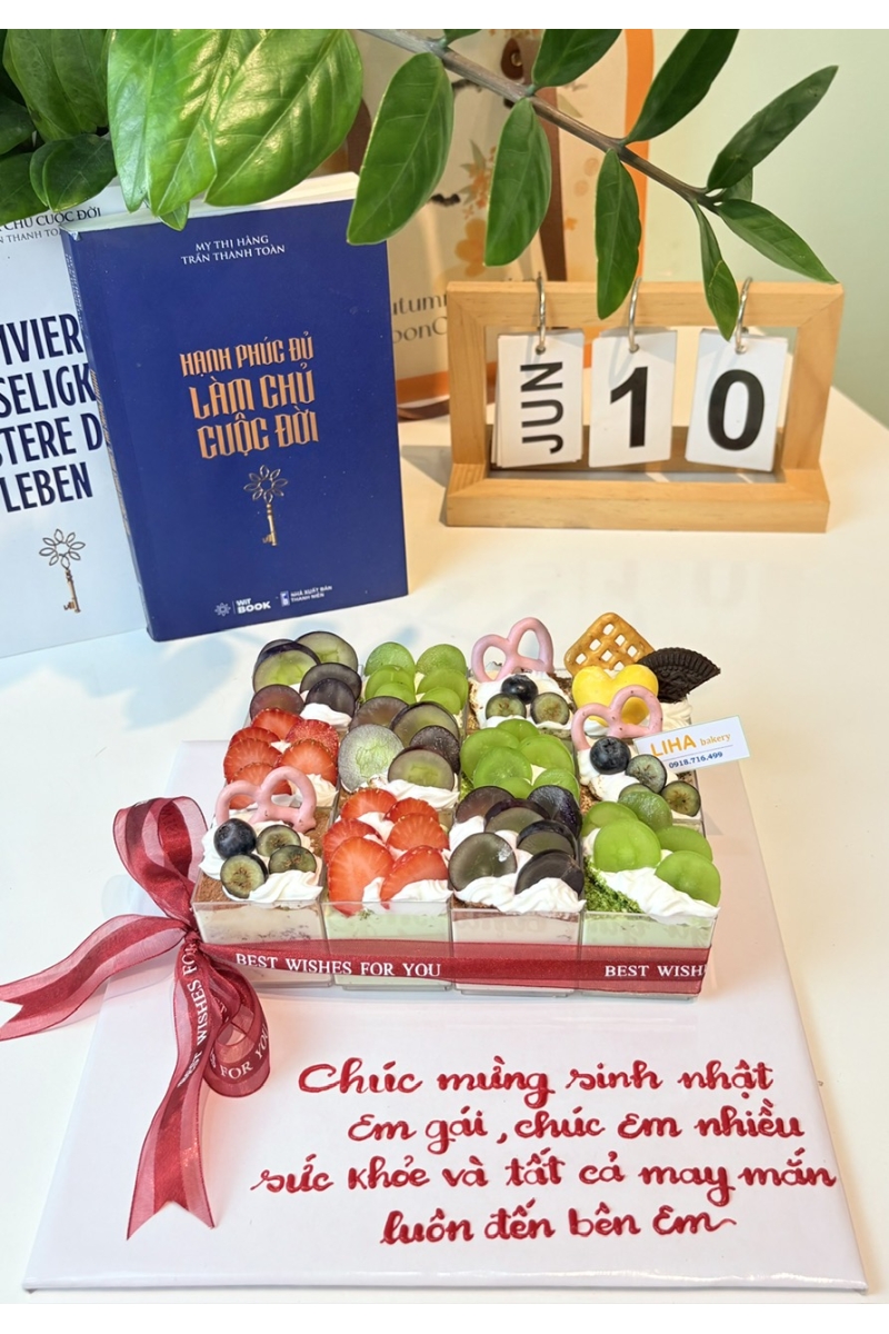Set bánh tira mini vuông 12