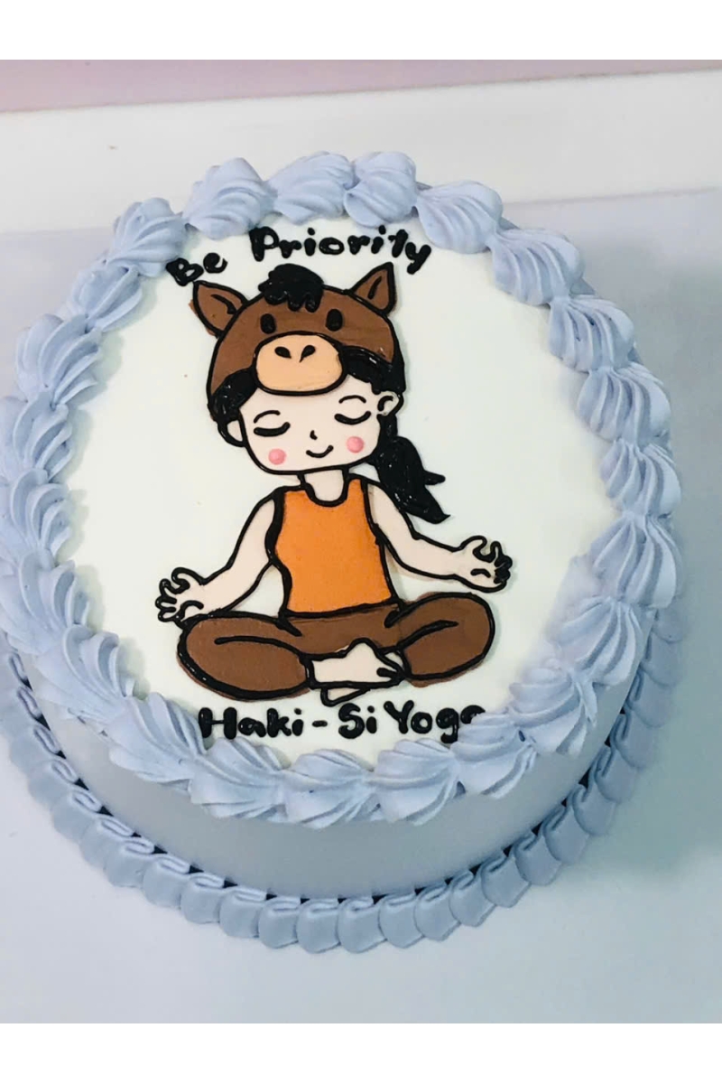 Mẫu bánh chân dung chibi vui nhộn 3