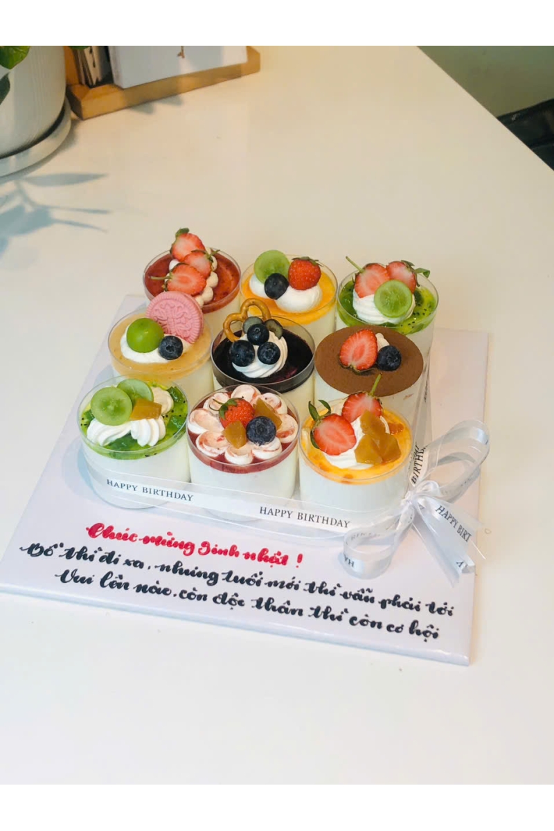 Set 9 cupcake tròn