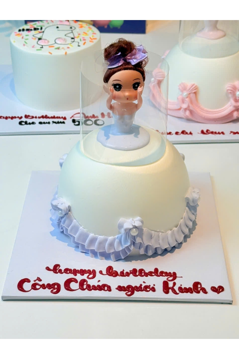 bánh kem công chúa chảy 