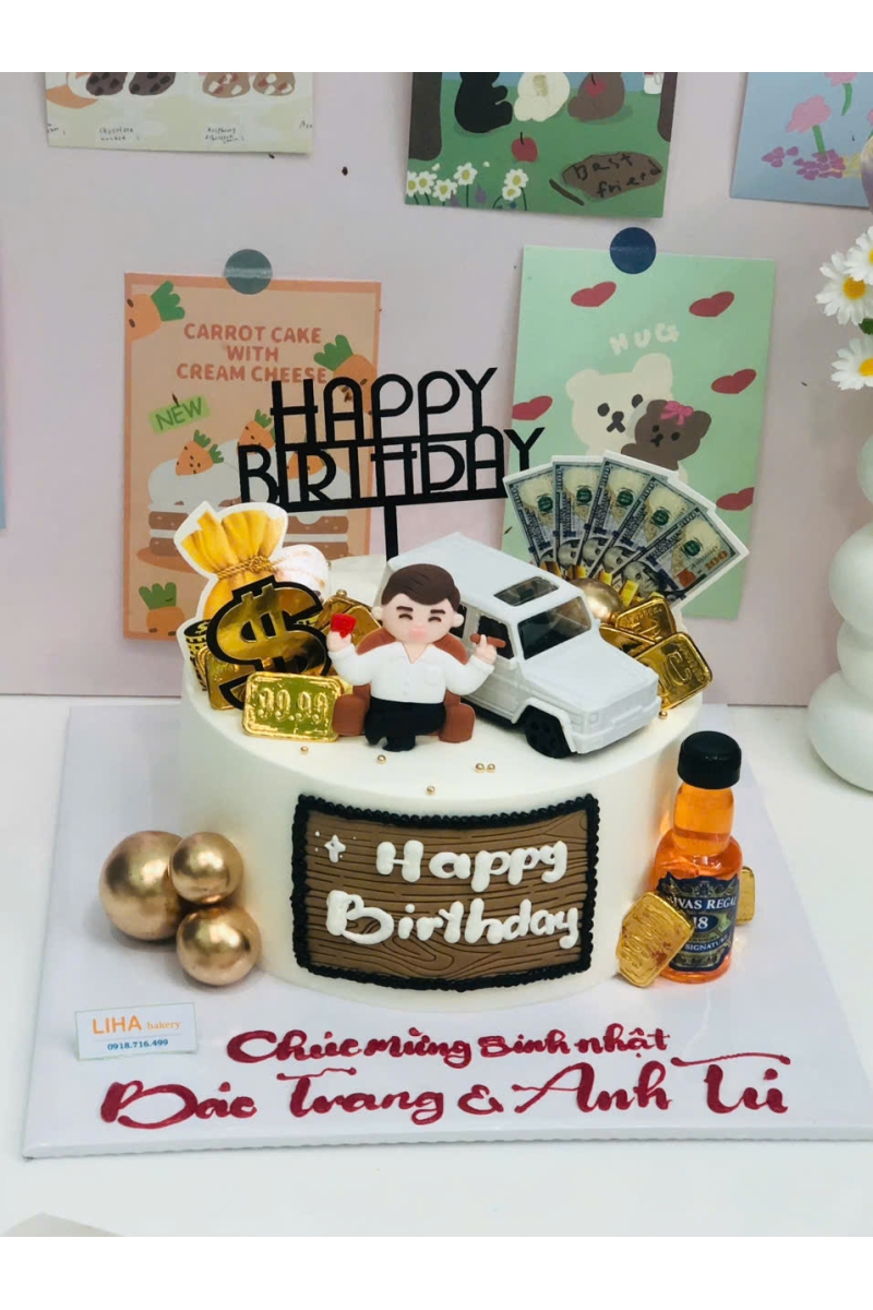 Bánh mẫu siêu xe cho boss