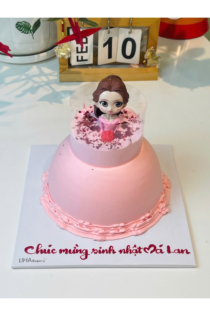 bánh kem công chúa chảy 