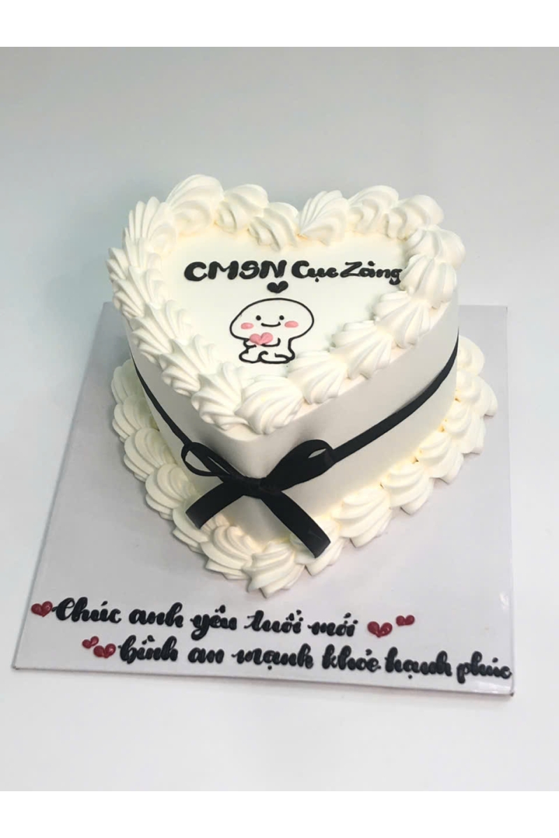 Bánh kem đốt hình vẽ