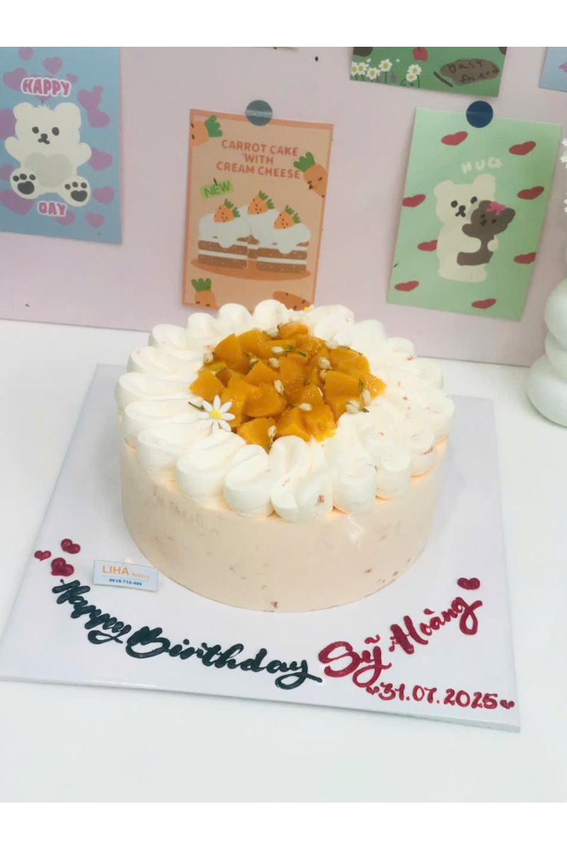 Bánh kem mousse trái cây