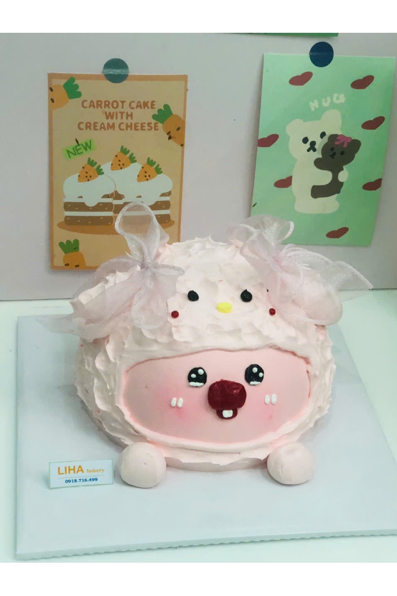 Bánh kem mẫu thỏ