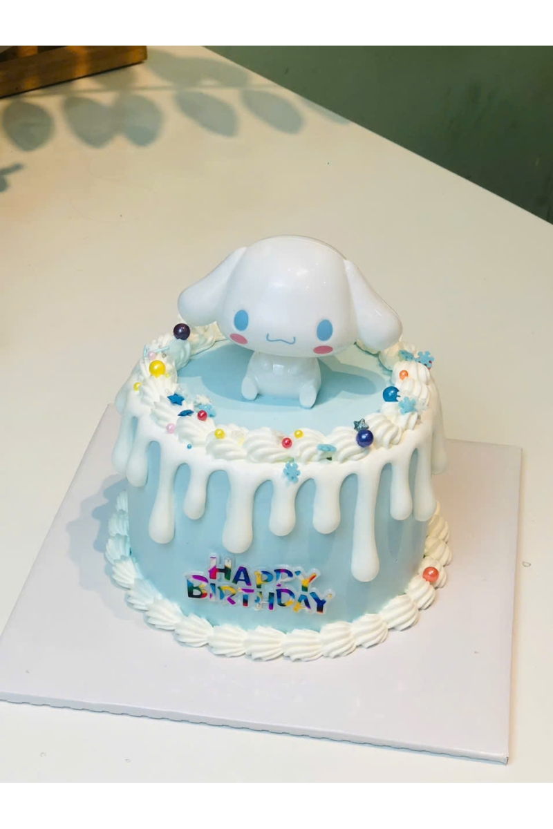 Bánh kem thỏ trắng cute