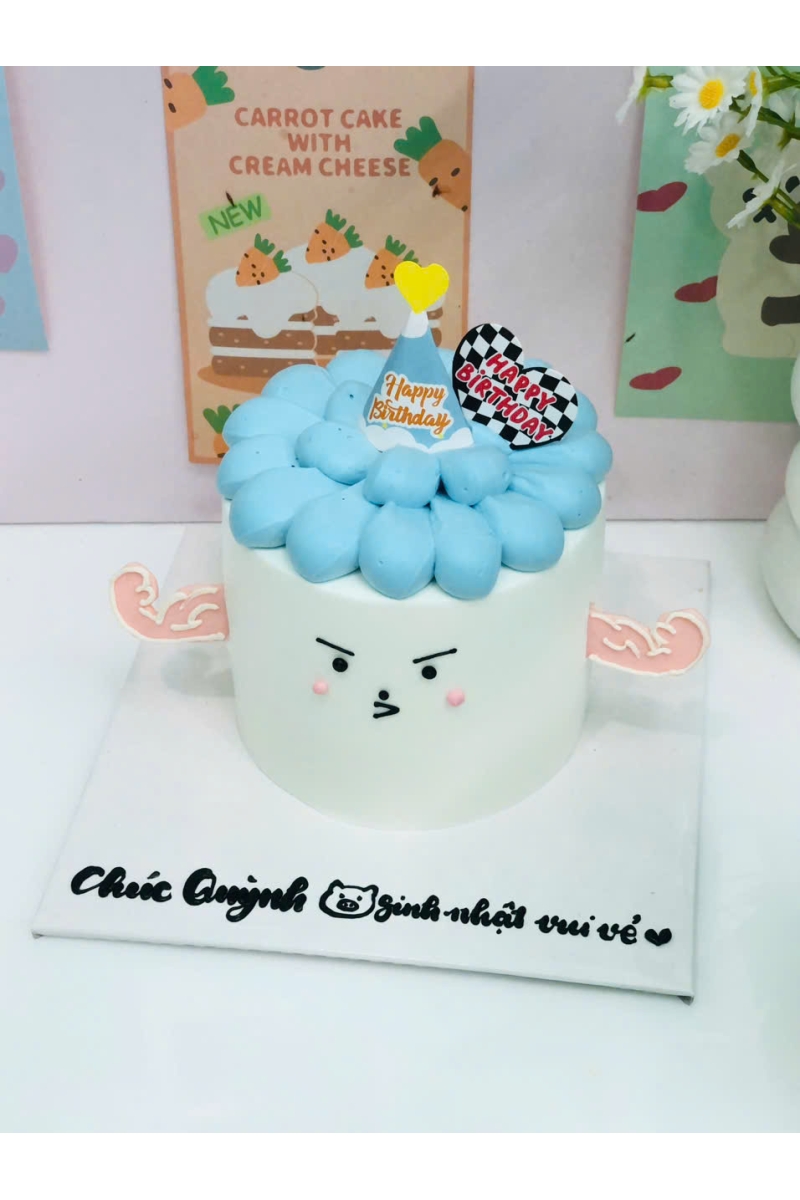 Bánh mẫu nam trang trí đơn giản 03