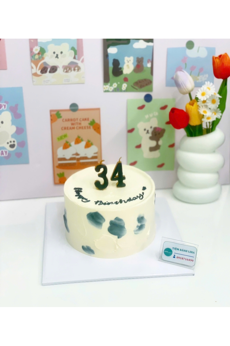 Bánh mẫu nam trang trí đơn giản 03