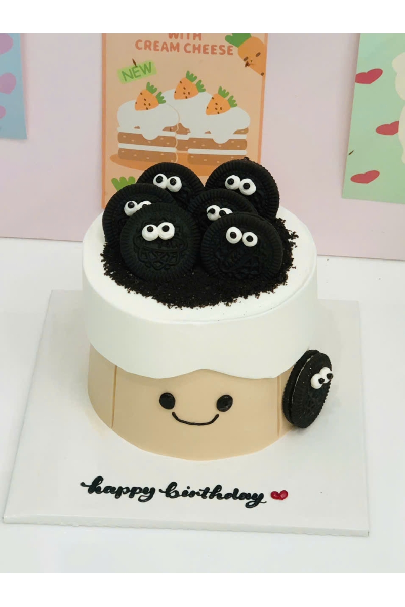 Bánh mẫu nam tròn oreo 02
