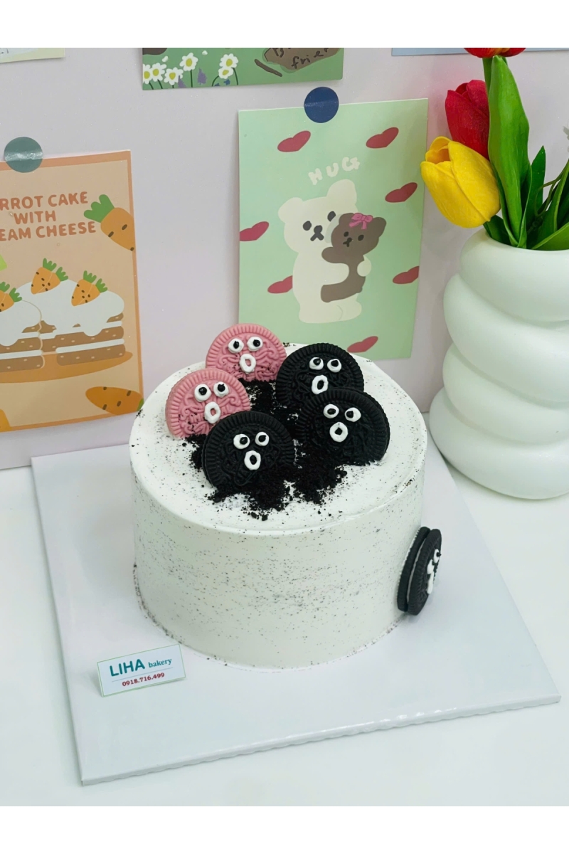 Bánh mẫu nam tròn oreo 02