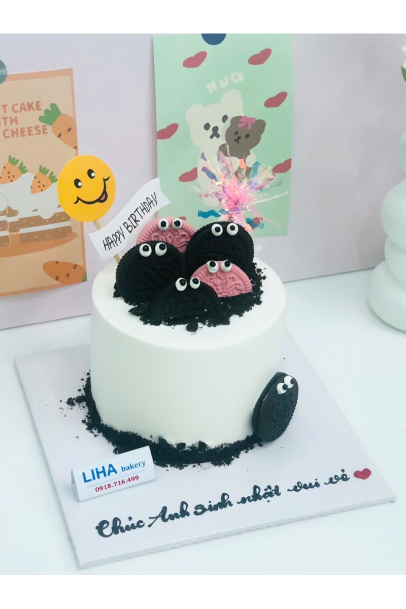 Bánh mẫu nam tròn oreo 02