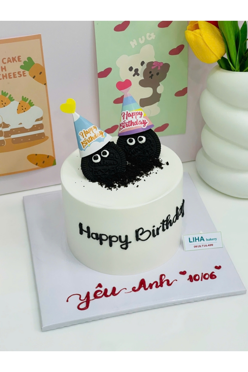 Bánh mẫu nam tròn oreo 02