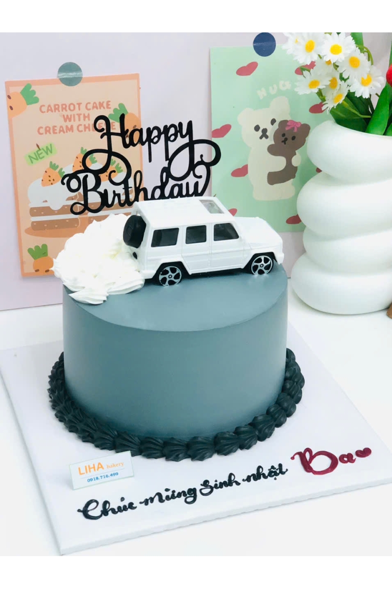 Bánh mẫu phụ kiện siêu xe