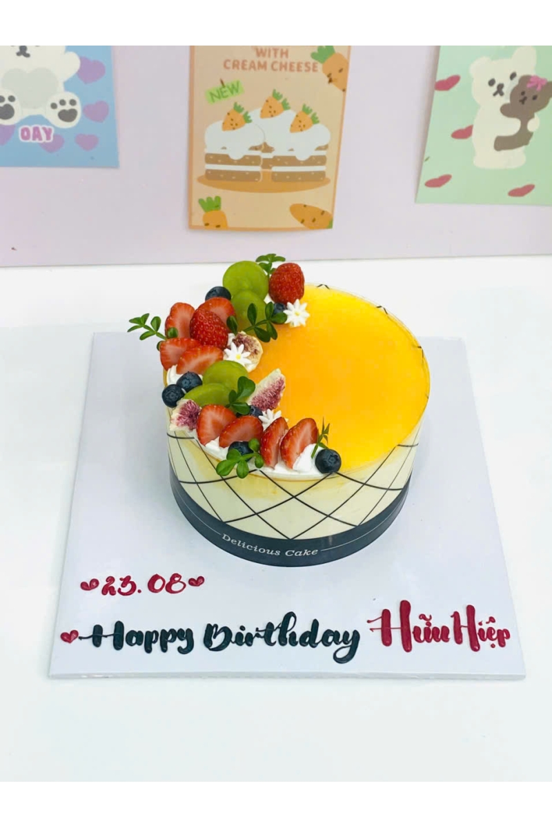 Bánh kem mousse trái cây