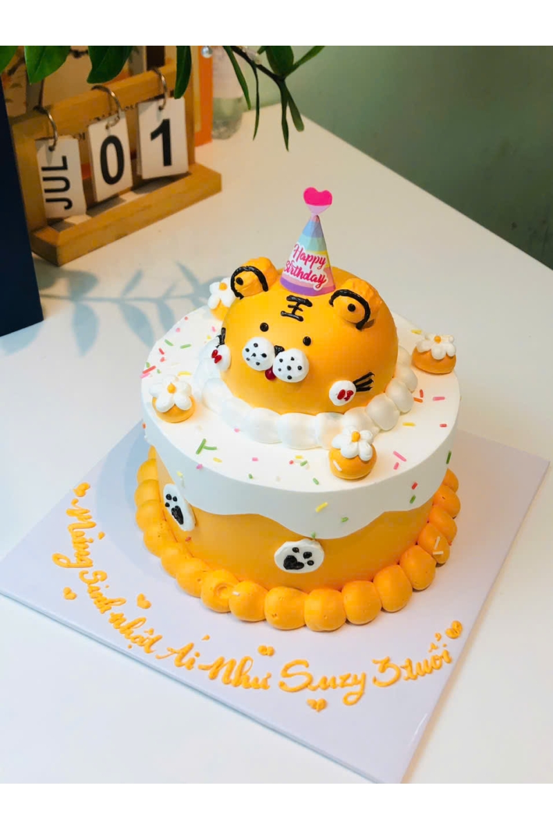 Bánh kem chảy mẫu thú cute