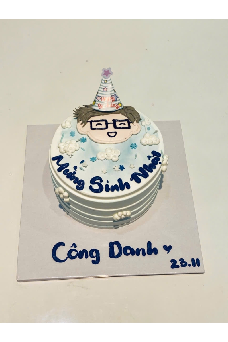 Mẫu bánh chân dung chibi vui nhộn 1