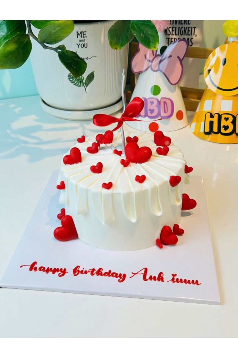 Mẫu trang trí trái tim nhỏ xinh