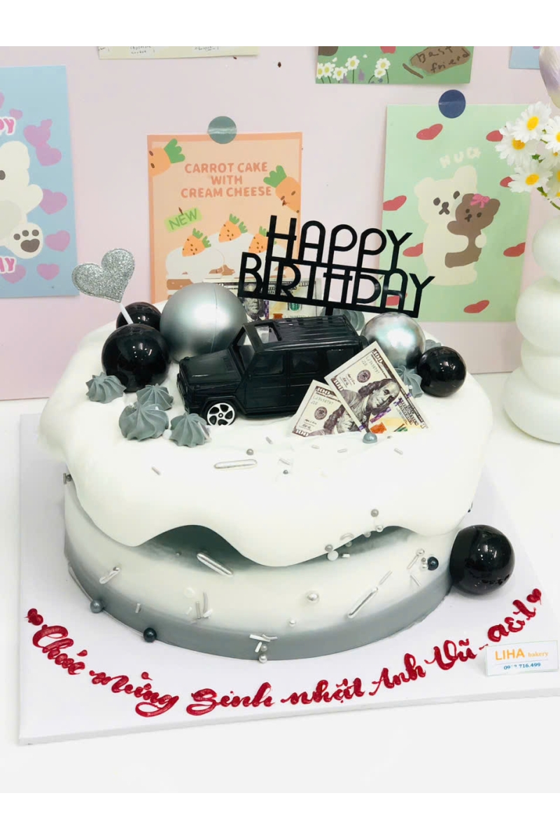 Bánh mẫu phụ kiện siêu xe